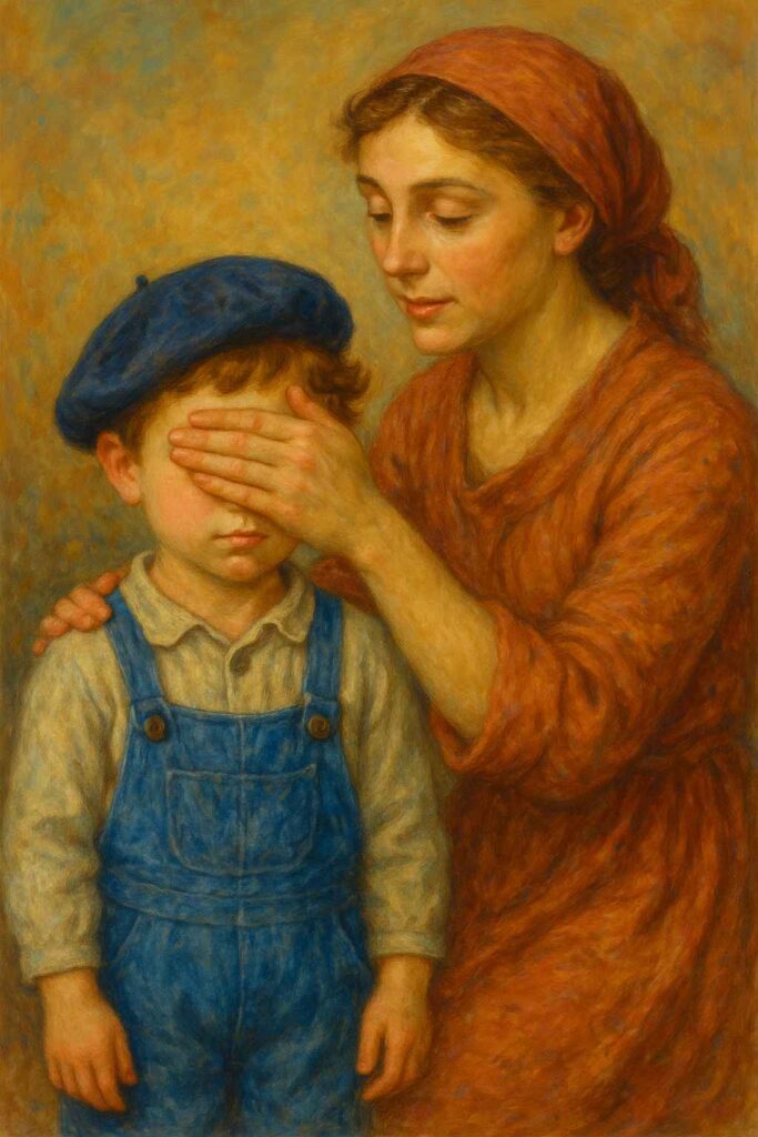 An oil painting Norman under 100KB